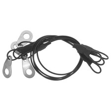 4Pcs Reusable Stainless Steel Speaker Stand Safety Pin Lanyard with Wire Rope picture