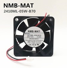 1pcs NMB-MAT 2410ML-05W-B70 6025 6CM 24V 0.25A two-wire double ball cooling fan picture