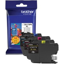 Brother LC30173PK High Yield XL Ink Cartridges 3-Pack Cyan Magenta Yellow New picture