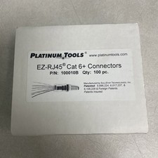 100010B EZ-RJ45 Cat6 Connector, 100 PCS Platinum Tools picture