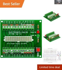 Versatile 24-Pin ATX DC Power Supply Breakout Board with User-Friendly Switch picture