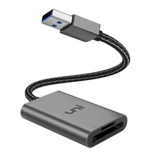 uni SD Card Reader, High-Speed USB 3.0 to Micro Adapter, Grey picture