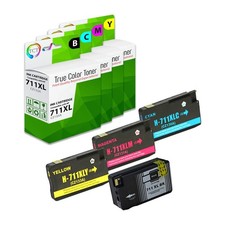 4Pk TCT Compatible 711XL 711 XL HY Combo For HP DesignJet T120 T520 Ink picture