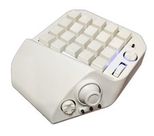 MH-Device MH-Delta 41-Key Left-Handed Gaming Keyboard Joystick Wheel White picture