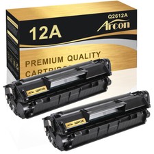 2Pcs Q2612A Black for HP 12A Toner Cartridge LaserJet 1020 1022 1015 FAX-L100 picture