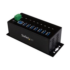 StarTech.com 7-Port USB 3.0 Hub - 5Gbps - Metal Industrial USB-A Hub with ESD... picture