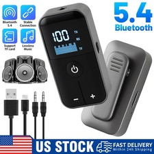 Bluetooth 5.4 Audio Adapter Wireless Receiver & Transmitter MP3 Player 3.5mm Aux picture
