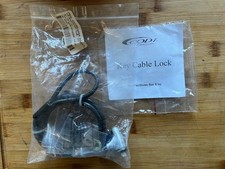 Codi Key Cable Lock w/Two Keys 6.5' length, Notebook, New picture