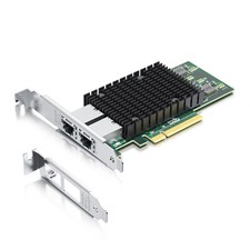 For Intel X540-T2 PCIe NIC Network Card with Intel X540 Chip Dual RJ45 Port picture