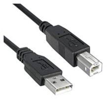 NEW * 10/LOT * QUALTEK 3021013-10 | 10ft USB2 A /M-USB 4P B PLUG | 10' picture