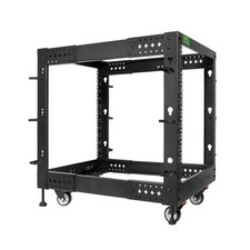RIVECO 12U Server Rack Adjustable Depth Network 4 Post Cabinet 12U, Black picture