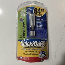 QuickiDrive Micro Advantage 64MB USB 2.0 Flash Drive Portable Storage PC Mac picture