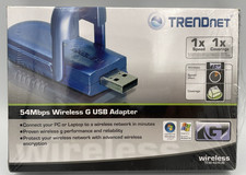 Trendnet TEW-424UB 54Mbps Wireless G USB 2.0 Network Adapter  Vintage Open Box picture