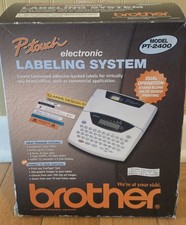 New Brother P-Touch PT-2400 Dual Operation Electronic Labeling System Vintage picture