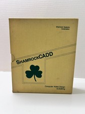 ShamrockCADD DOS CAD Software 1987 COMPLETE Dealer Demo Copy IBM PC XT AT RARE picture