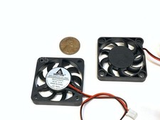 2 Pieces Fan 5v 4007 4cm mini slim small quiet 7mm gdstime 2pin heatsink picture