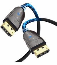 OREI 8K DisplayPort 2.0 Fiber Optic Cable 150 ft Gold-Plated AOC-DP8K-150 picture