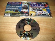 NHRA Drag Racing 2 Limited Edition PC CDROM Moto1 ValuSoft 2000 Windows 95/98/Me picture