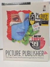 Micrografx Picture Publisher 5.0 Software Lot Windows CD-ROM 3.5