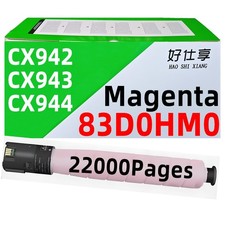 83D0HM0 Magenta Toner Cartridge Compatible for Lexmark CX942 CX943 CX944 Printer picture