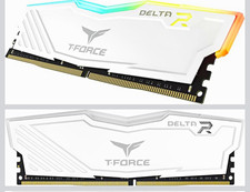 T-Force Delta R White RGB DDR4 SDRAM DIMM Desktop Memory 288-Pin picture