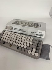 Logitech POP Keys Wireless Mechanical Keyboard with Emoji Keys - Mist*SPACE BAR picture