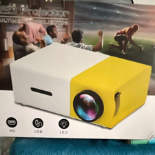 LED Projector Desktop Multimedia LED Projector USB Connectivity White/Yellow picture