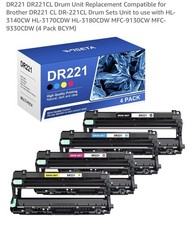 DR221CL BK/C/M/Y DR 221CL Drum Unit Replacement for Brother DR221 MFC-9130CW picture