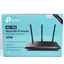 TP-Link Archer A7 AC1750 Dual-Band Mesh Wi-Fi Router Gigabit USB VPN Black picture