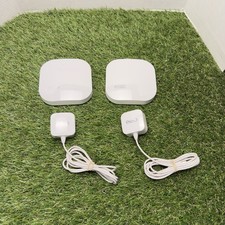 eero A010001 1st Gen Mesh WiFi Router System 2 Pack w/ Power Adapters Bundle picture