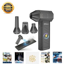 Rechargeable Turbo Fan Duster with Noise Reduction for Quiet Cleaning picture