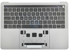 Grade A Space Gray US Keyboard Topcase Battery for Macbook Pro 13