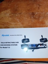 Nycetek Upgraded Tesla USB Hub - QC 3.0 Center Console Fast Charger Adapter for picture