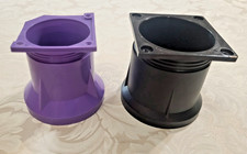 Two OEM Vintage Computer CPU Fan Duct Shrouds picture