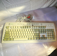 Vintage Gateway 7001211 Key Tronic PS/2 Multimedia Keyboard Wired UNTESTED picture