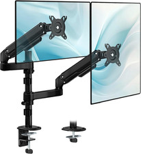 Vertical Dual Monitor Stand 17-32 Inch, Stacked Monitor Mount for 2 Screens, Ful picture