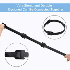 10-100pcs Cable Straps Wire Cord Hook Loop Ties Reusable Fastening Organizer Lot picture