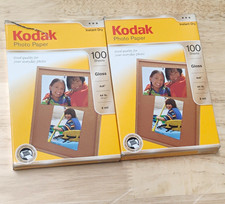 2 PACK:Kodak 4x6 Gloss Instant Dry Inkjet Printer Photo Paper, 100 Sheets, 44 lb picture