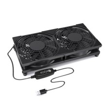 240mm USB Router Cooling Fan, Silent Fan with 3 Adjustable Speeds, Portable picture