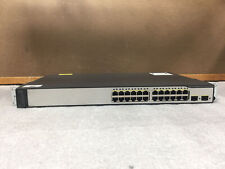 Cisco Catalyst 3750 WS-C3750V2-24PS-S V04 24 Port PoE Ethernet Switch, RESET picture