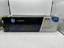 HP 304A (CC532A) Toner Cartridge - Yellow-Open/Worn Box picture