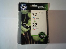 Genuine HP 22 Tri-Color Twin Pack CC580FN New picture
