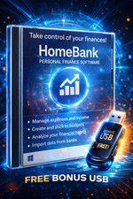 HomeBank Finance Manager for Windows | Budgeting & Expense Tracking Software |CD picture
