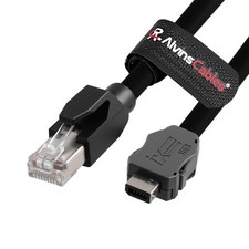Alvin's Cables IX Industrial to RJ45 Cat6A Ethernet Cable, IX30G-A-10S-CV(7.0) A picture