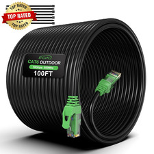100FT Cat6 Outdoor Ethernet Cable, In-Ground, Heavy Duty Direct Burial, 24AWG CC picture