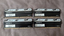 G.SKILL Sniper X DDR4 32GB (8GBx4) Desktop RAM Used picture