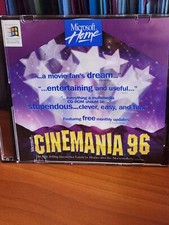 Microsoft Cinemania '96 PC CD-ROM Windows 95 with cover sheet picture