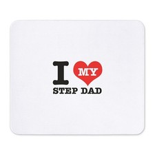 CafePress I Love My Step Dad Mousepad  (839744548) picture
