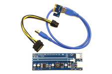 12-Pack | Ver006C Mining Dedicated PCIe Riser Cable Card Adapter 1X to 16X Ext.. picture