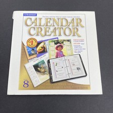 Calendar Creator 8.0 PC CD-Rom 2001 Broderbund picture